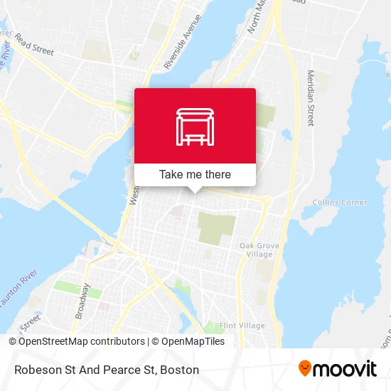 Robeson St And Pearce St map