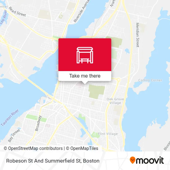 Robeson St And Summerfield St map