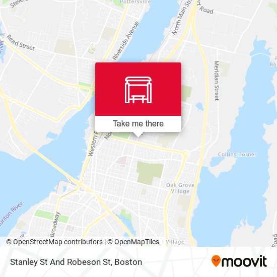 Mapa de Stanley St And Robeson St