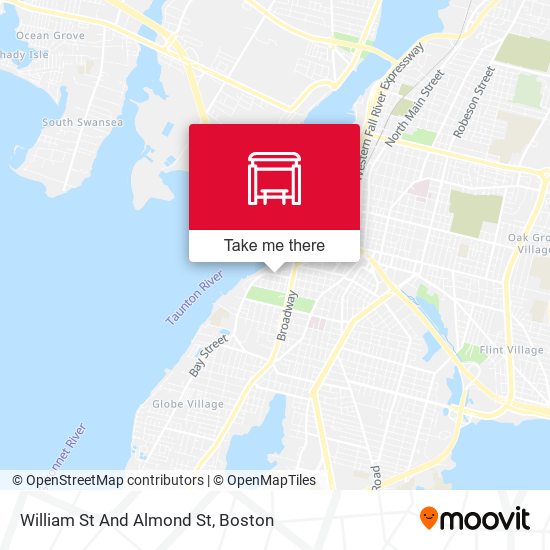 William St And Almond St map