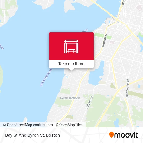 Bay St And Byron St map