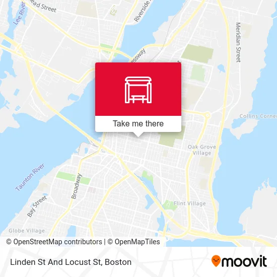 Linden St And Locust St map