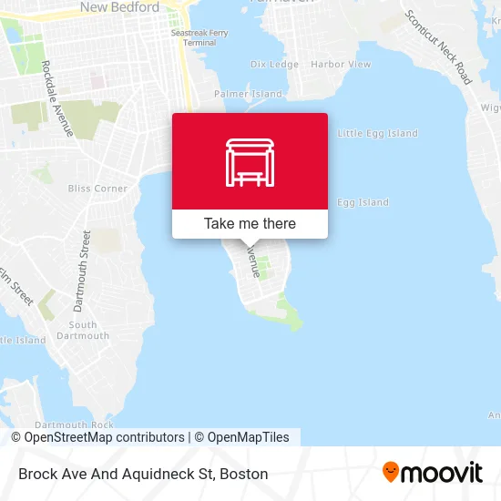 Brock Ave And Aquidneck St map