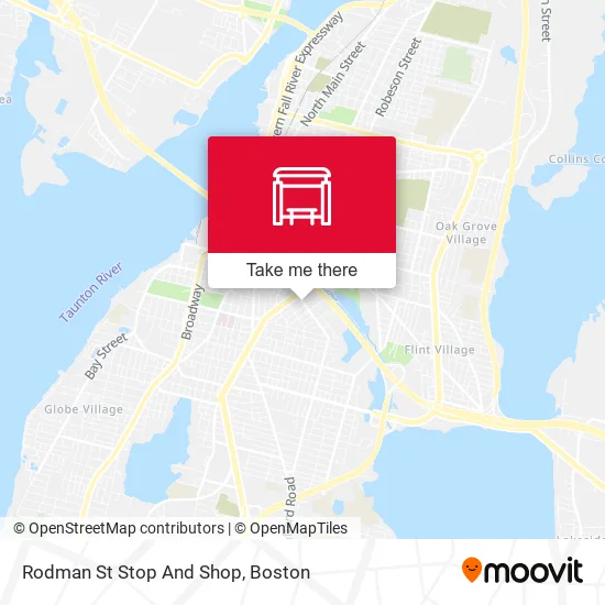 Rodman St Stop And Shop map