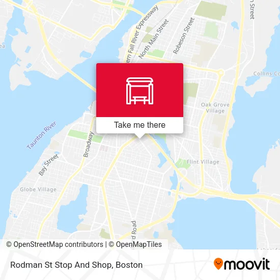 Rodman St Stop And Shop map