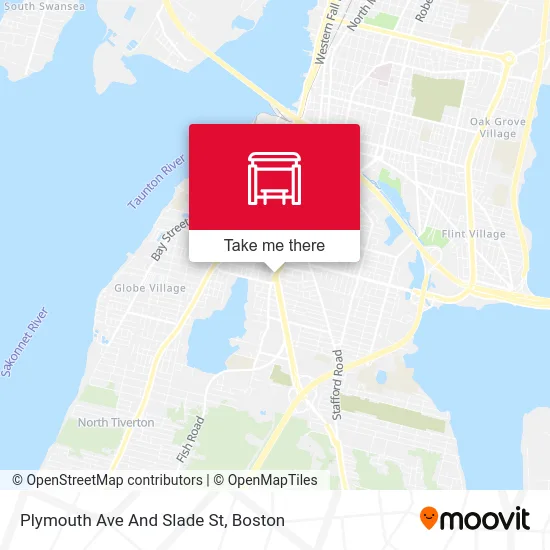 Plymouth Ave And Slade St map