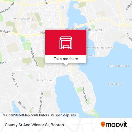 Mapa de County St And Winsor St