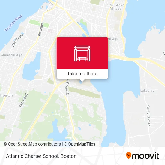 Mapa de Atlantic Charter School