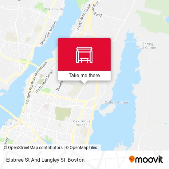 Elsbree St And Langley St map