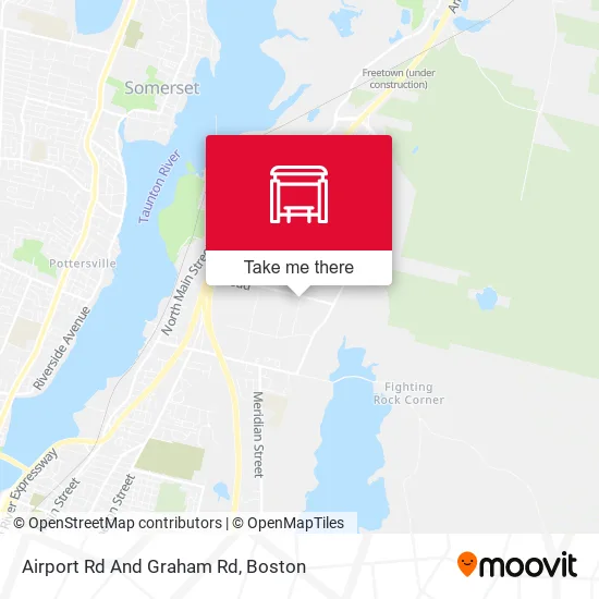 Airport Rd And Graham Rd map
