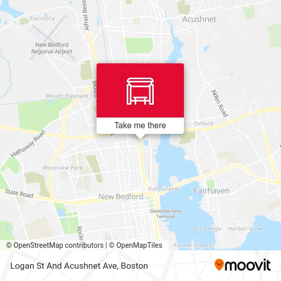 Logan St And Acushnet Ave map