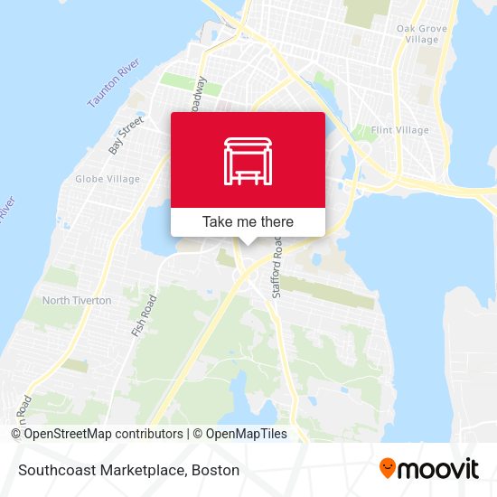 Mapa de Southcoast Marketplace
