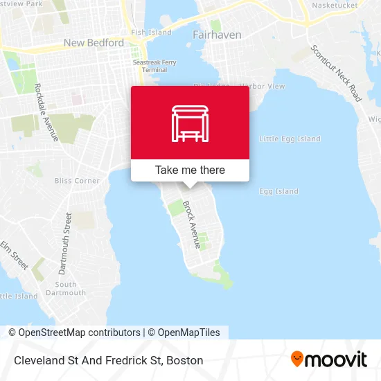 Cleveland St And Fredrick St map