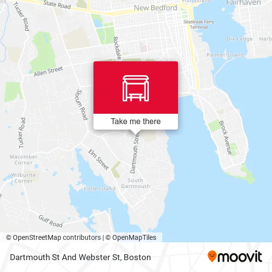 Dartmouth St And Webster St map