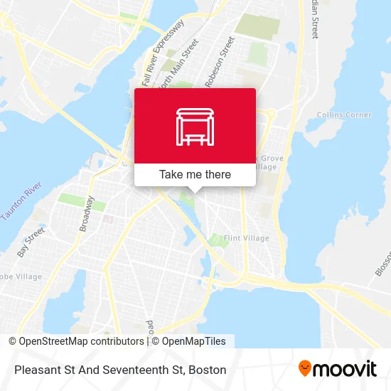 Pleasant St And Seventeenth St map