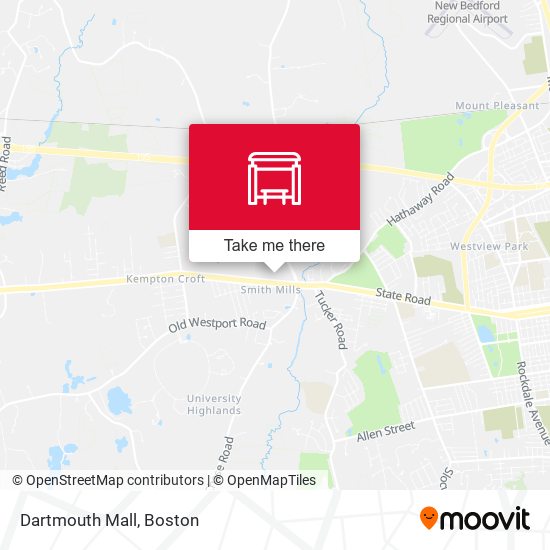 Dartmouth Mall map