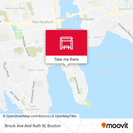 Brock Ave And Ruth St map