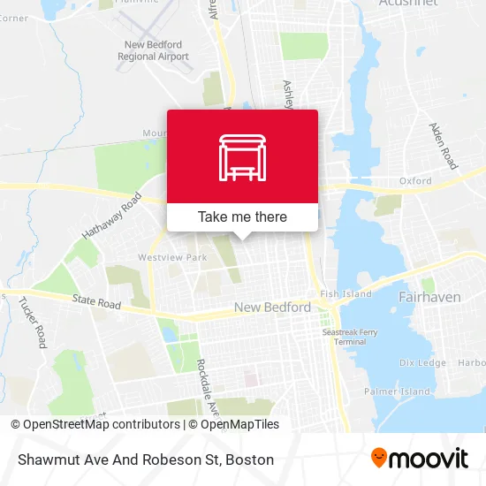 Shawmut Ave And Robeson St map