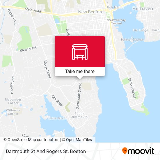 Dartmouth St And Rogers St map