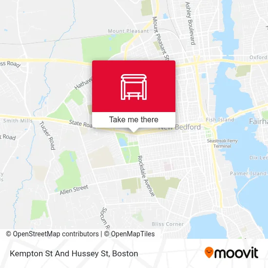 Kempton St And Hussey St map