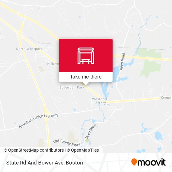 Mapa de State Rd And Bower Ave