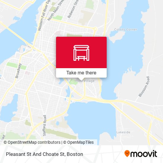 Mapa de Pleasant St And Choate St