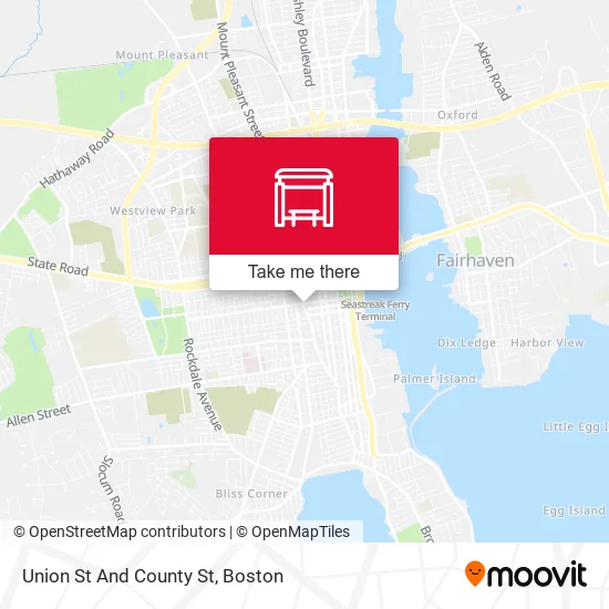 Union St And County St map