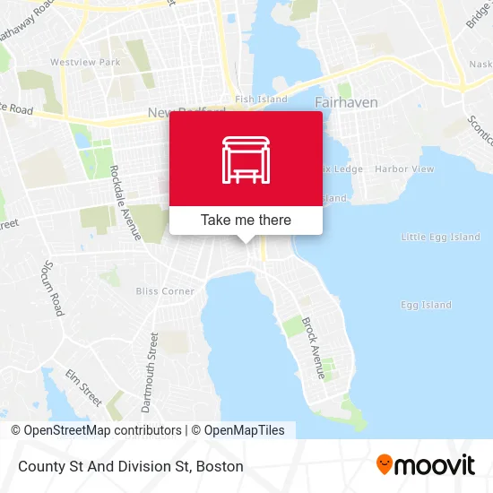 County St And Division St map