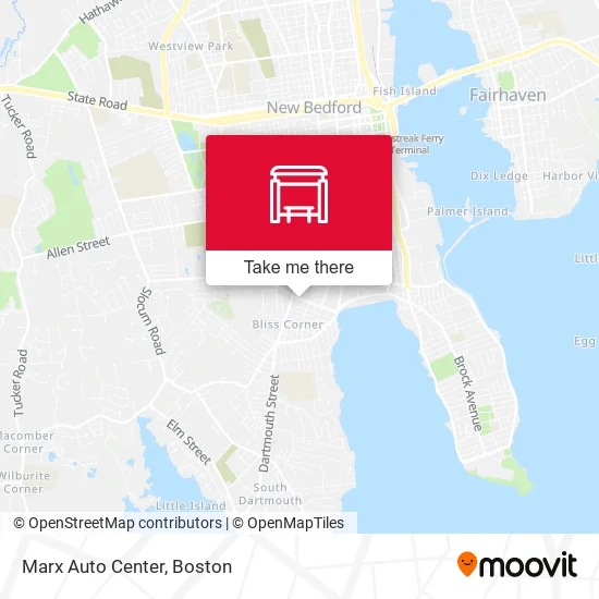 Marx Auto Center map
