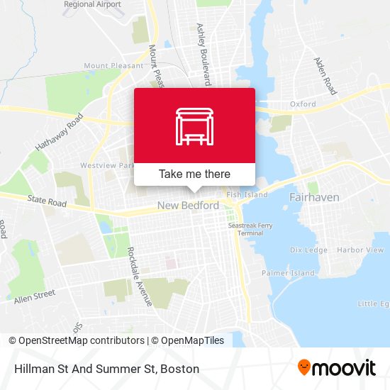 Mapa de Hillman St And Summer St