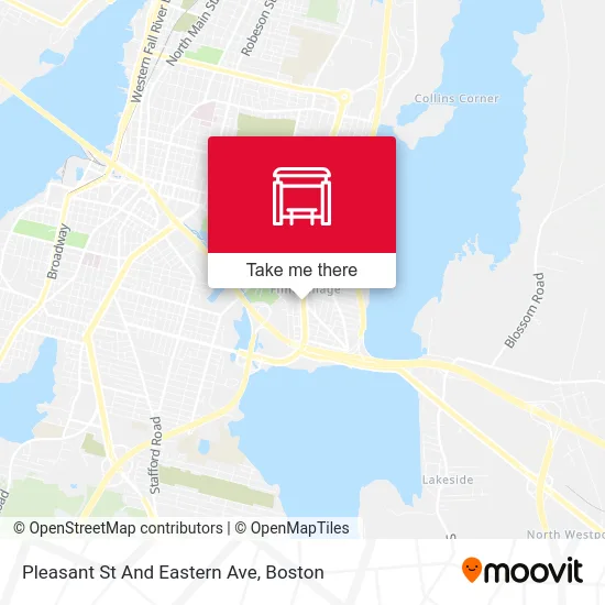 Pleasant St And Eastern Ave map
