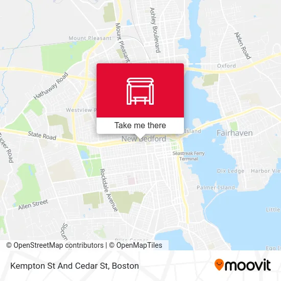 Kempton St And Cedar St map