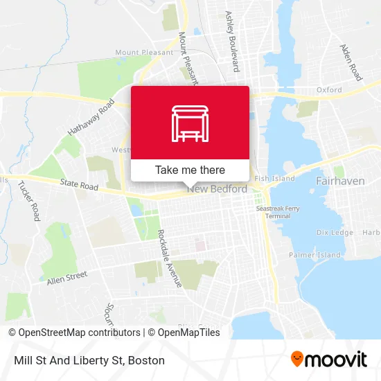 Mill St And Liberty St map