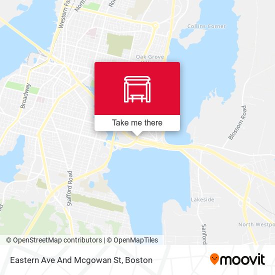 Eastern Ave And Mcgowan St map