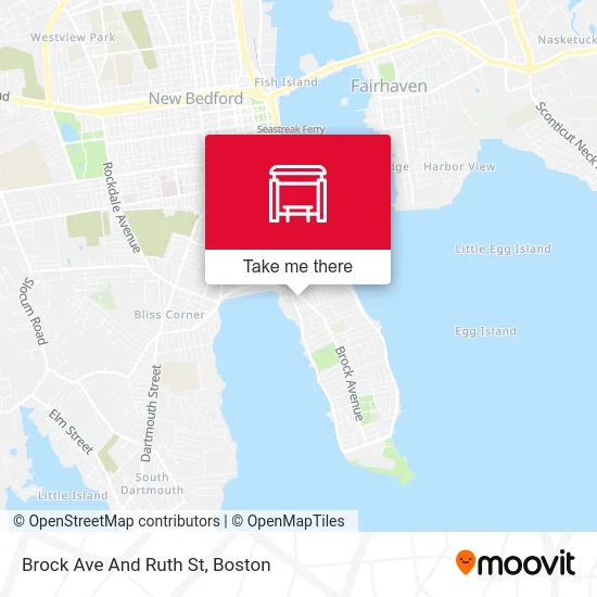 Brock Ave And Ruth St map