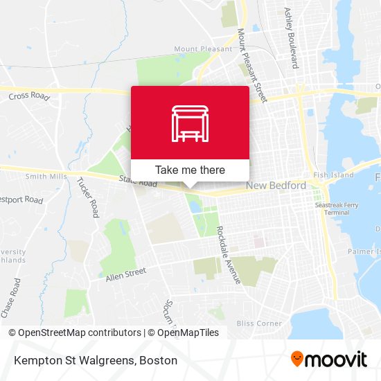 Kempton St Walgreens map