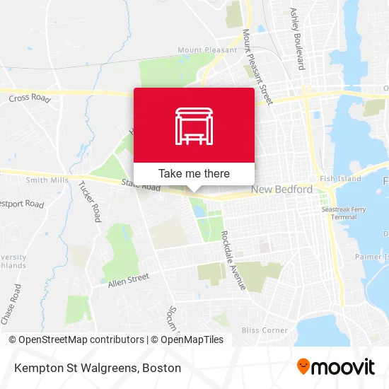 Kempton St Walgreens map