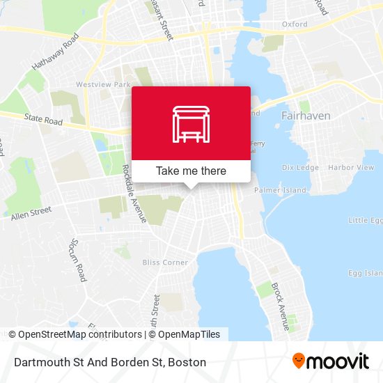 Dartmouth St And Borden St map