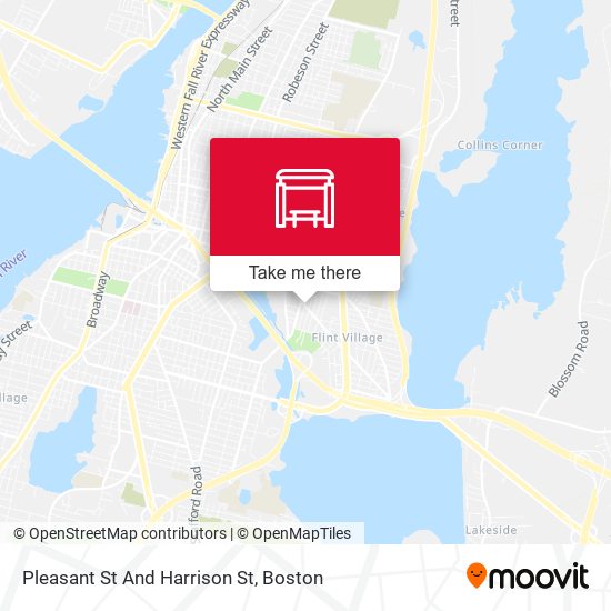 Mapa de Pleasant St And Harrison St