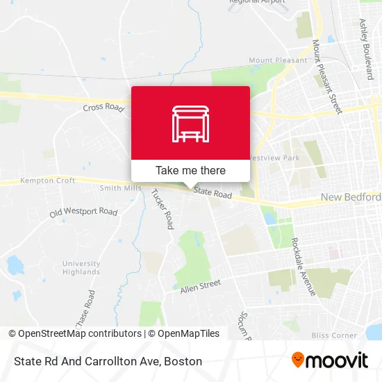 State Rd And Carrollton Ave map