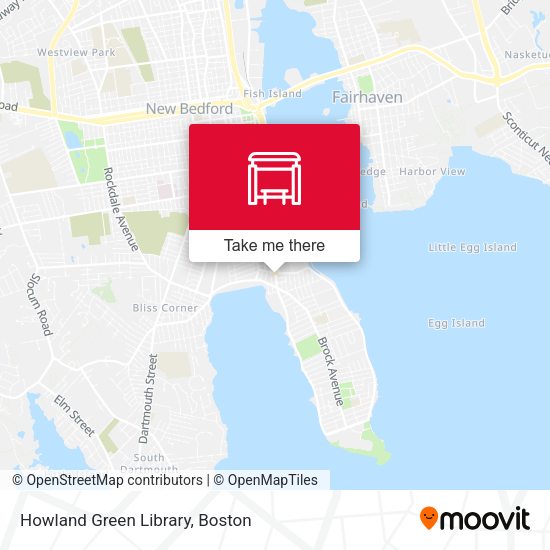 Howland Green Library map