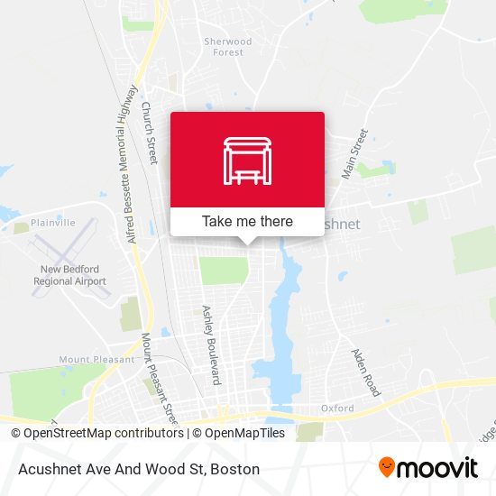 Mapa de Acushnet Ave And Wood St