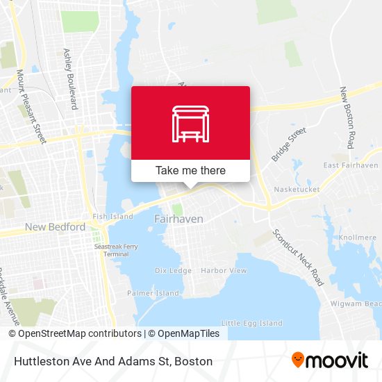 Huttleston Ave And Adams St map