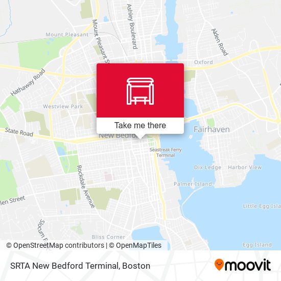 SRTA New Bedford Terminal map