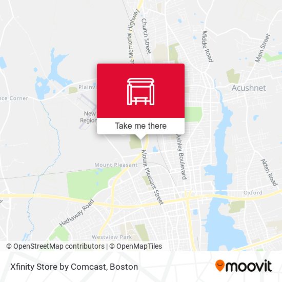 Mapa de Xfinity Store by Comcast