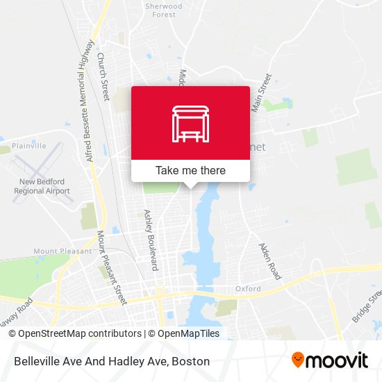 Belleville Ave And Hadley Ave map