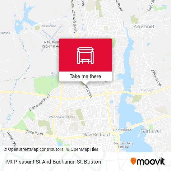 Mt Pleasant St And Buchanan St map