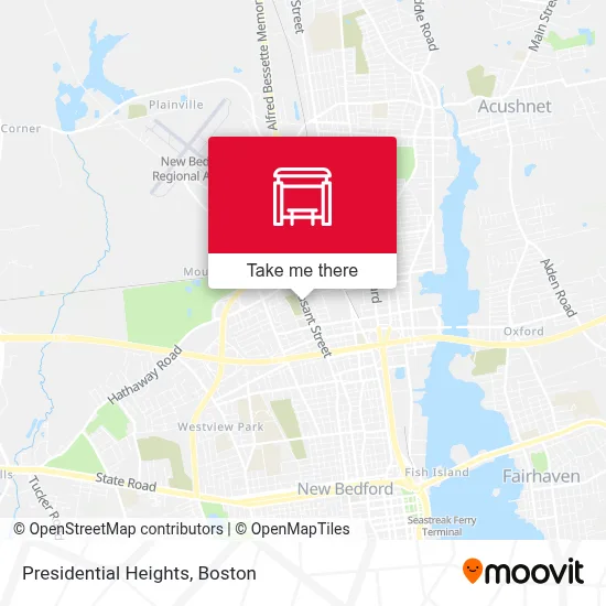 Presidential Heights map