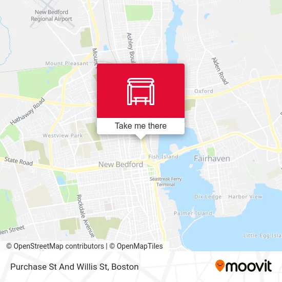 Purchase St And Willis St map