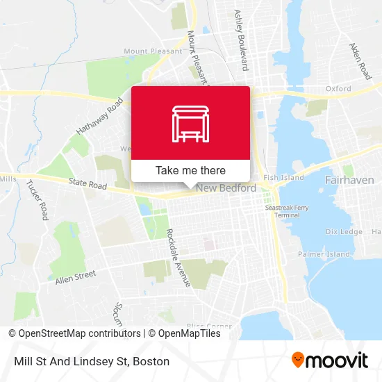 Mill St And Lindsey St map